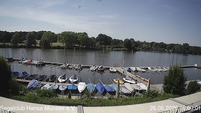 Archiv Foto Webcam Münster: Segelclub am Aasee