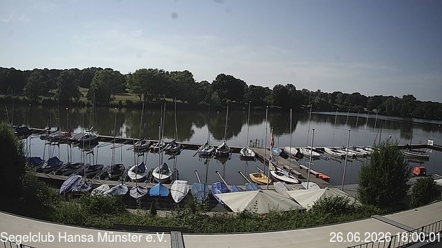 Archiv Foto Webcam Münster: Segelclub am Aasee
