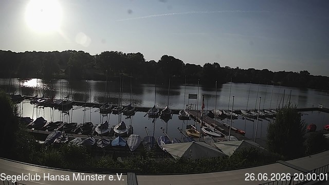 Archiv Foto Webcam Münster: Segelclub am Aasee