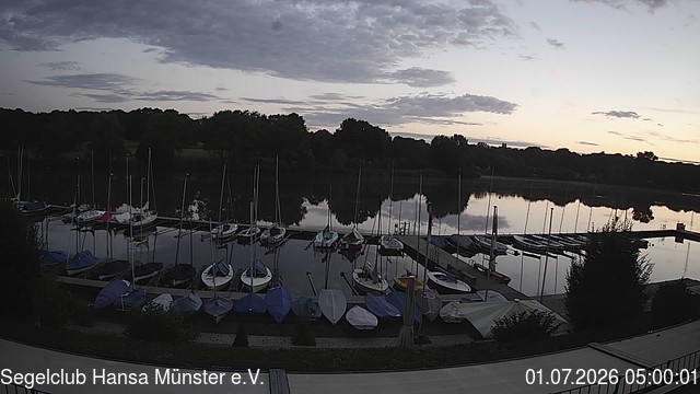 Archiv Foto Webcam Münster: Segelclub am Aasee
