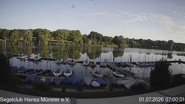 Archiv Foto Webcam Münster: Segelclub am Aasee
