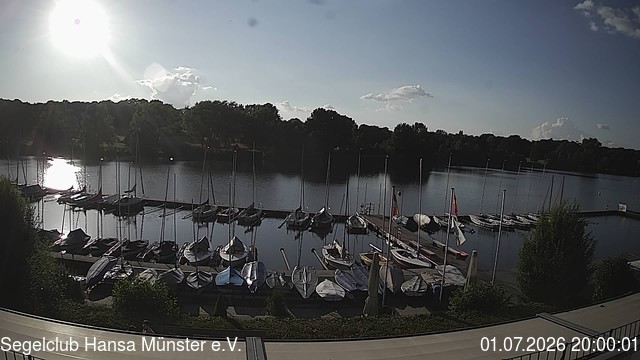 Archiv Foto Webcam Münster: Segelclub am Aasee