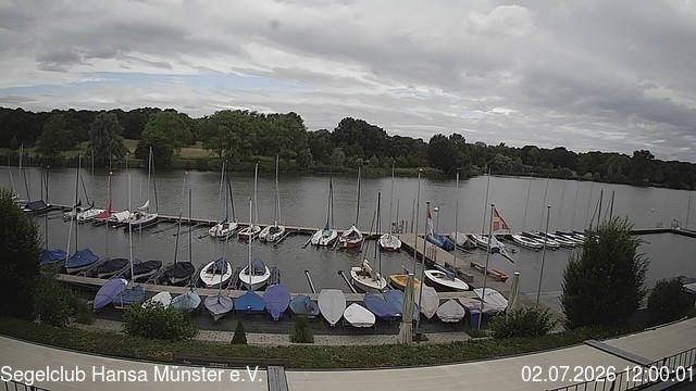 Archiv Foto Webcam Münster: Segelclub am Aasee