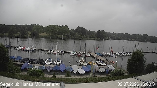 Archiv Foto Webcam Münster: Segelclub am Aasee