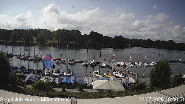Archiv Foto Webcam Münster: Segelclub am Aasee