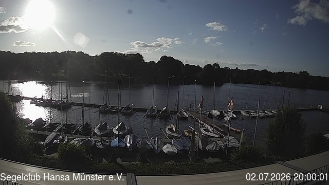 Archiv Foto Webcam Münster: Segelclub am Aasee