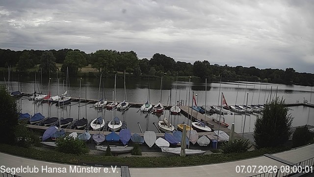 Archiv Foto Webcam Münster: Segelclub am Aasee