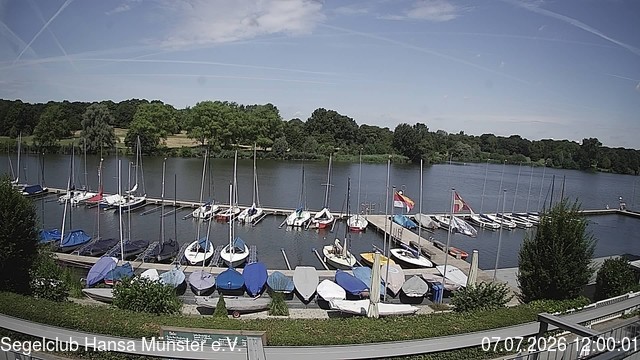 Archiv Foto Webcam Münster: Segelclub am Aasee