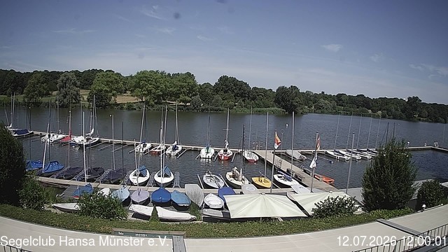 Archived image Webcam Münster: Sailing Club