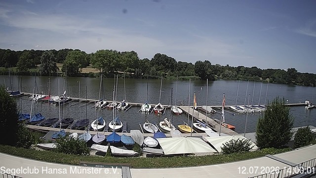 Archived image Webcam Münster: Sailing Club