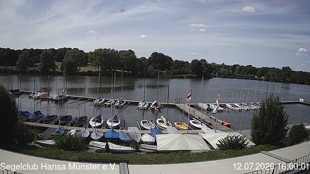 Archived image Webcam Münster: Sailing Club
