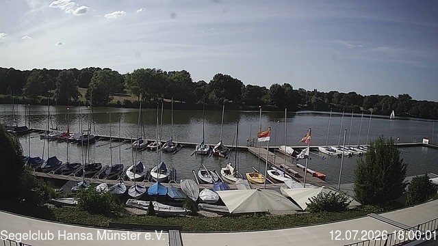 Archived image Webcam Münster: Sailing Club