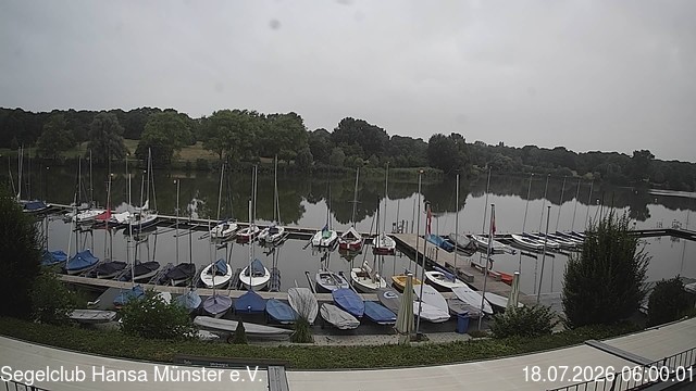 Archiv Foto Webcam Münster: Segelclub am Aasee