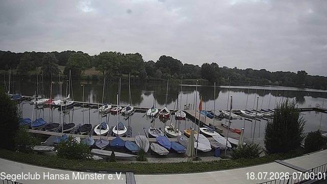 Archiv Foto Webcam Münster: Segelclub am Aasee