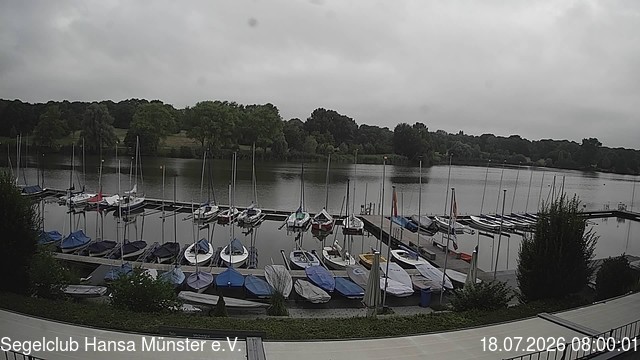 Archiv Foto Webcam Münster: Segelclub am Aasee