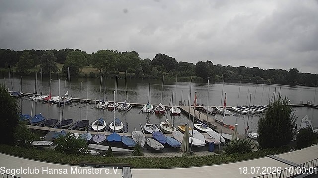 Archiv Foto Webcam Münster: Segelclub am Aasee