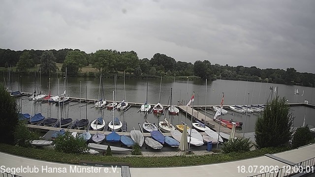 Archiv Foto Webcam Münster: Segelclub am Aasee