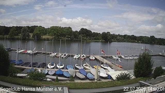 Archiv Foto Webcam Münster: Segelclub am Aasee