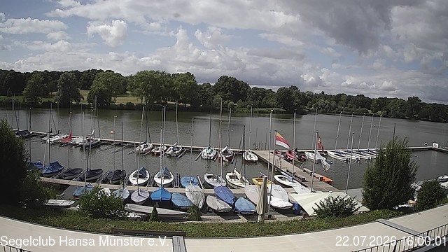 Archiv Foto Webcam Münster: Segelclub am Aasee
