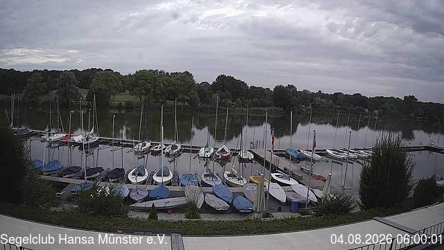 Archiv Foto Webcam Münster: Segelclub am Aasee