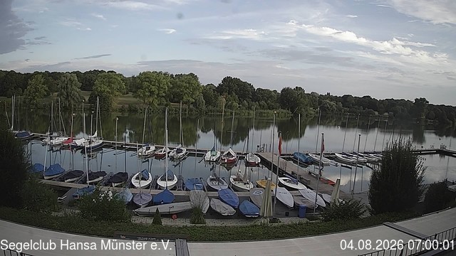 Archiv Foto Webcam Münster: Segelclub am Aasee