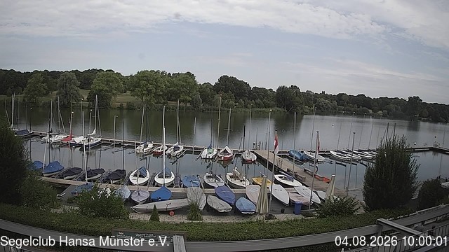 Archiv Foto Webcam Münster: Segelclub am Aasee
