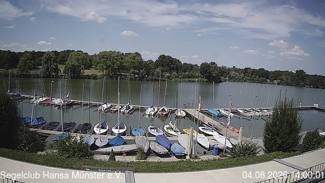 Archiv Foto Webcam Münster: Segelclub am Aasee