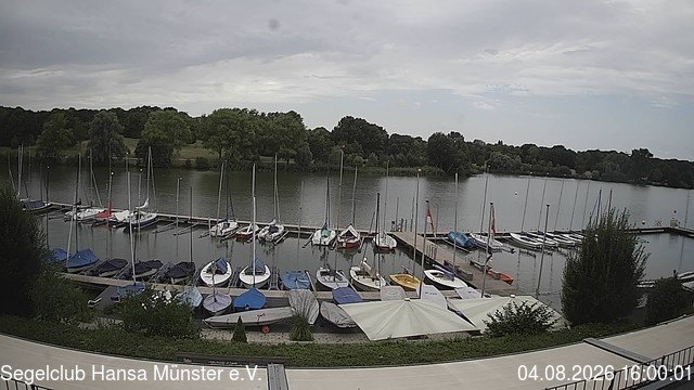 Archiv Foto Webcam Münster: Segelclub am Aasee