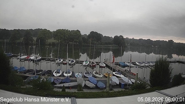 Archiv Foto Webcam Münster: Segelclub am Aasee