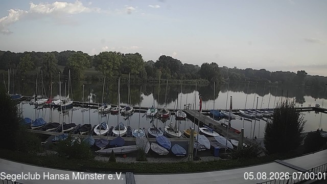 Archiv Foto Webcam Münster: Segelclub am Aasee