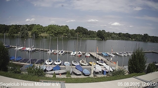 Archiv Foto Webcam Münster: Segelclub am Aasee