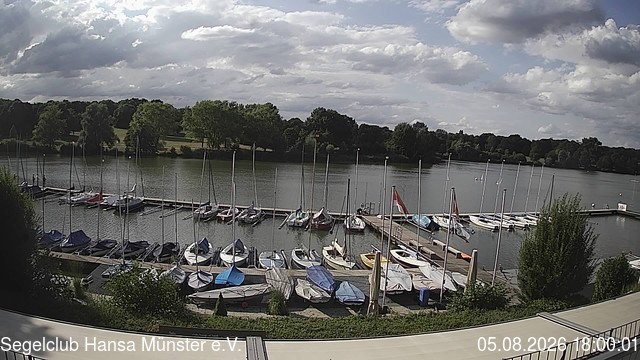 Archiv Foto Webcam Münster: Segelclub am Aasee