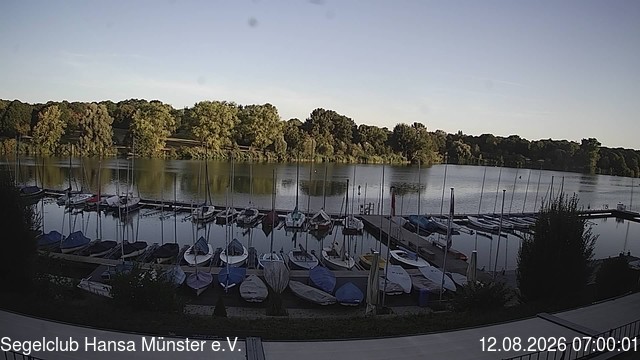 Archiv Foto Webcam Münster: Segelclub am Aasee