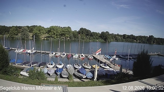Archiv Foto Webcam Münster: Segelclub am Aasee