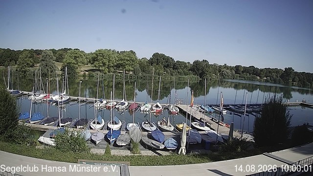 Archived image Webcam Münster: Sailing Club