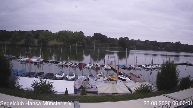 Archiv Foto Webcam Münster: Segelclub am Aasee