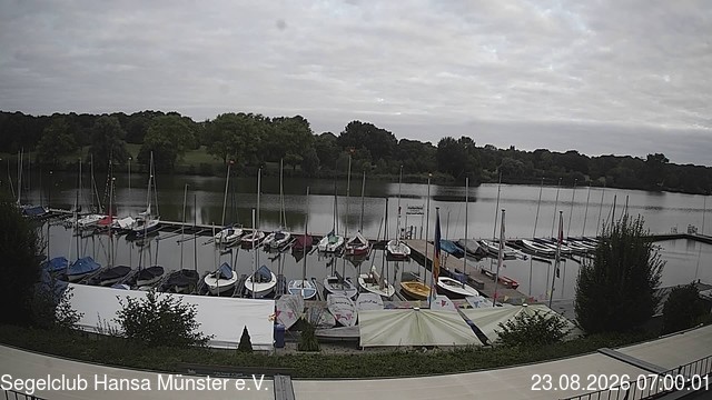 Archiv Foto Webcam Münster: Segelclub am Aasee
