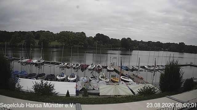 Archiv Foto Webcam Münster: Segelclub am Aasee