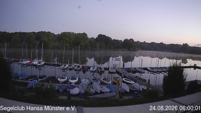 Archiv Foto Webcam Münster: Segelclub am Aasee