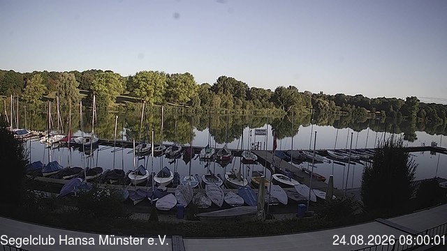 Archiv Foto Webcam Münster: Segelclub am Aasee