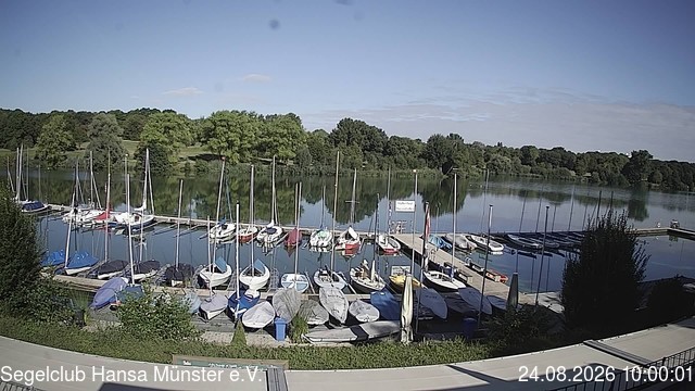 Archiv Foto Webcam Münster: Segelclub am Aasee