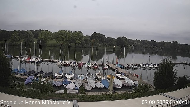 Archiv Foto Webcam Münster: Segelclub am Aasee