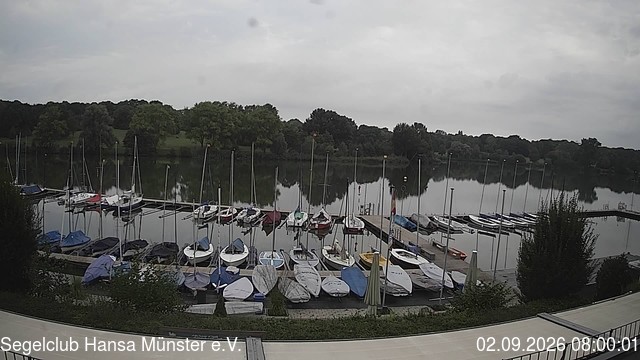 Archiv Foto Webcam Münster: Segelclub am Aasee