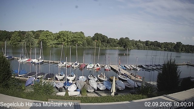 Archiv Foto Webcam Münster: Segelclub am Aasee