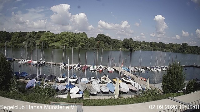 Archiv Foto Webcam Münster: Segelclub am Aasee