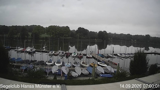 Archiv Foto Webcam Münster: Segelclub am Aasee