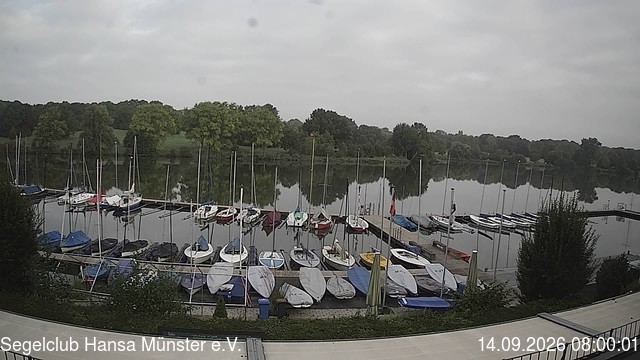 Archiv Foto Webcam Münster: Segelclub am Aasee
