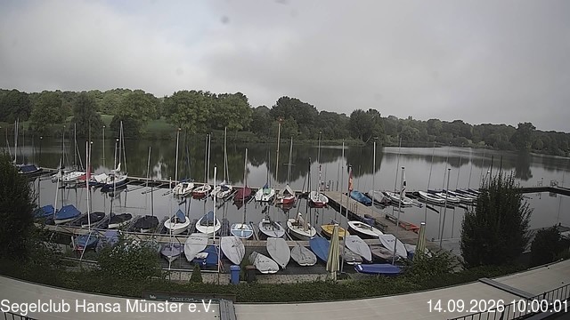 Archiv Foto Webcam Münster: Segelclub am Aasee