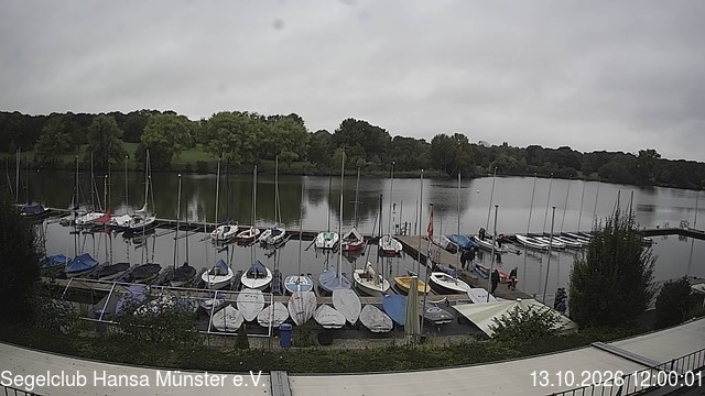 Archiv Foto Webcam Münster: Segelclub am Aasee