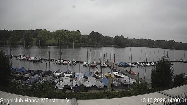 Archiv Foto Webcam Münster: Segelclub am Aasee